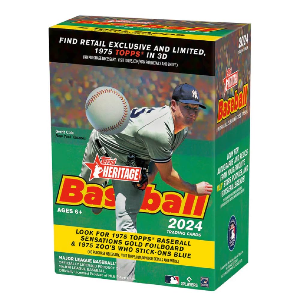 2024 Topps Heritage Baseball Blaster Box
