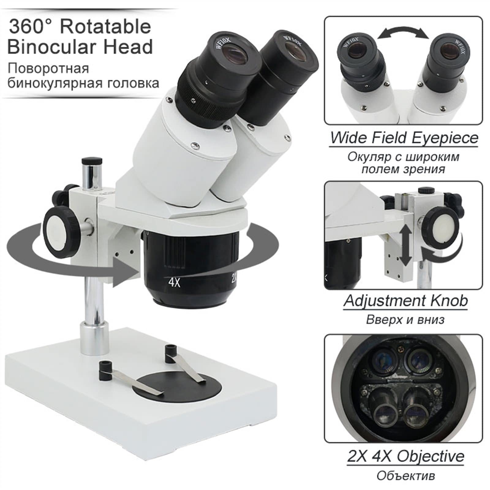 20X 40X Illuminato Industriale Stereo Microscopio Saldatura Riparazione Strumento per la Riparazione Dell'orologio Del Telefono Mobile Orologio Riparazione PCB Ispe