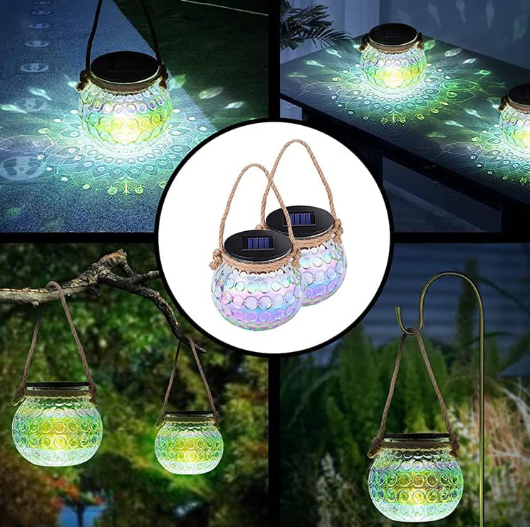 Amazon.co.jp: LEDソーラーライト ガラスライト ソーラーモザイク  