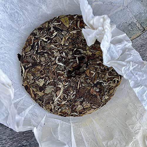 TEASOULTea Soul • Gu Shu Bai Lu Cake Weißer Tee • Hochwertiger Chinesischer Tee • 200g Packung • TEA SOUL