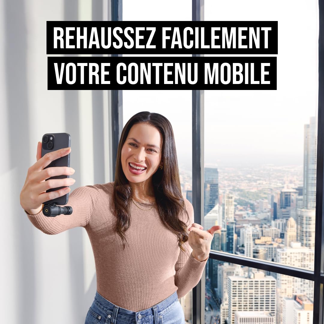 RØDE VideoMic Me-C+ Microphone directionnel pour appareils mobiles USB-C (iOS et Android), parfait pour la création de contenu mobile