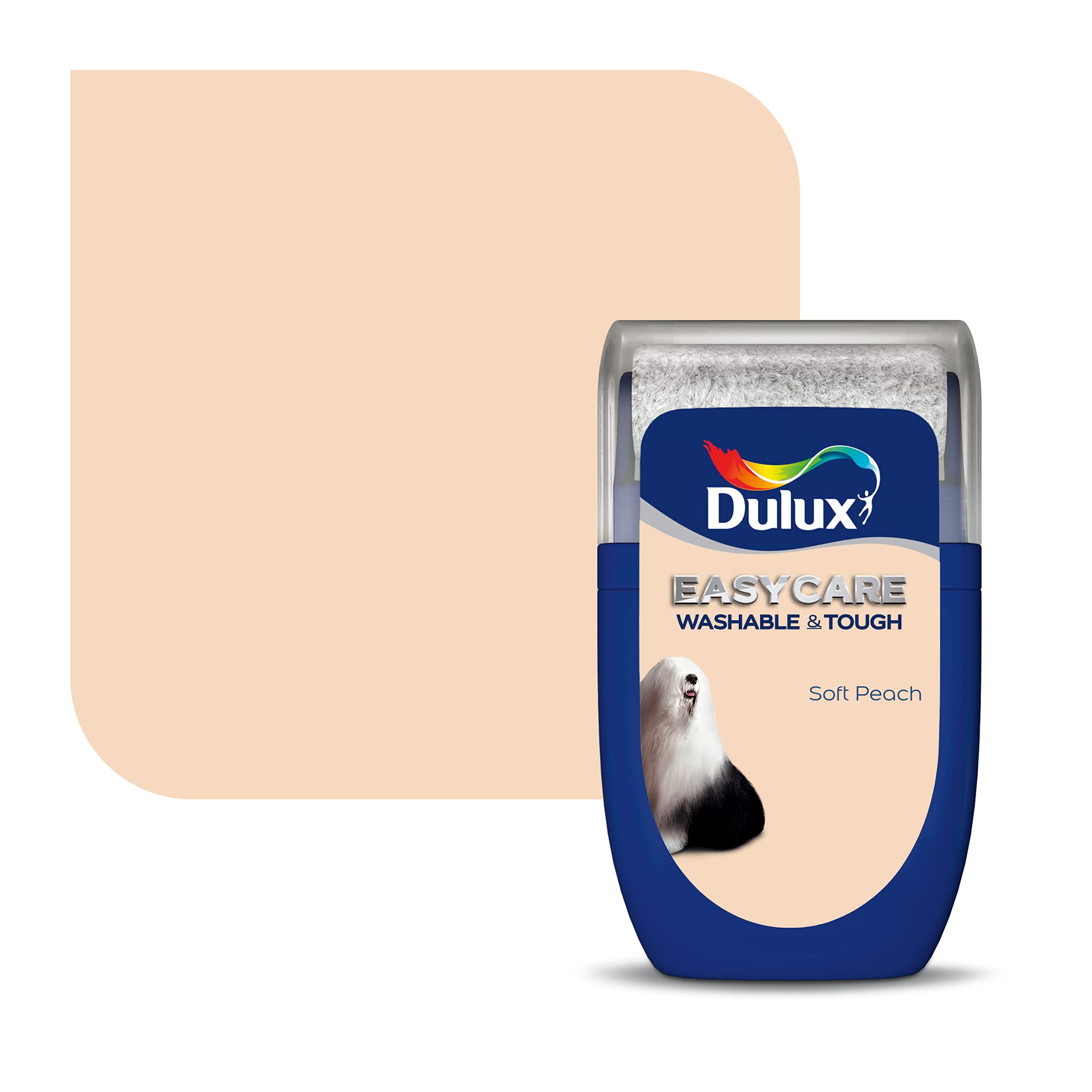 Dulux Easycare Washable & Tough Soft Peach Matt Wall & Ceiling Emulsion Paint30Ml Tester Pot from B&Q
