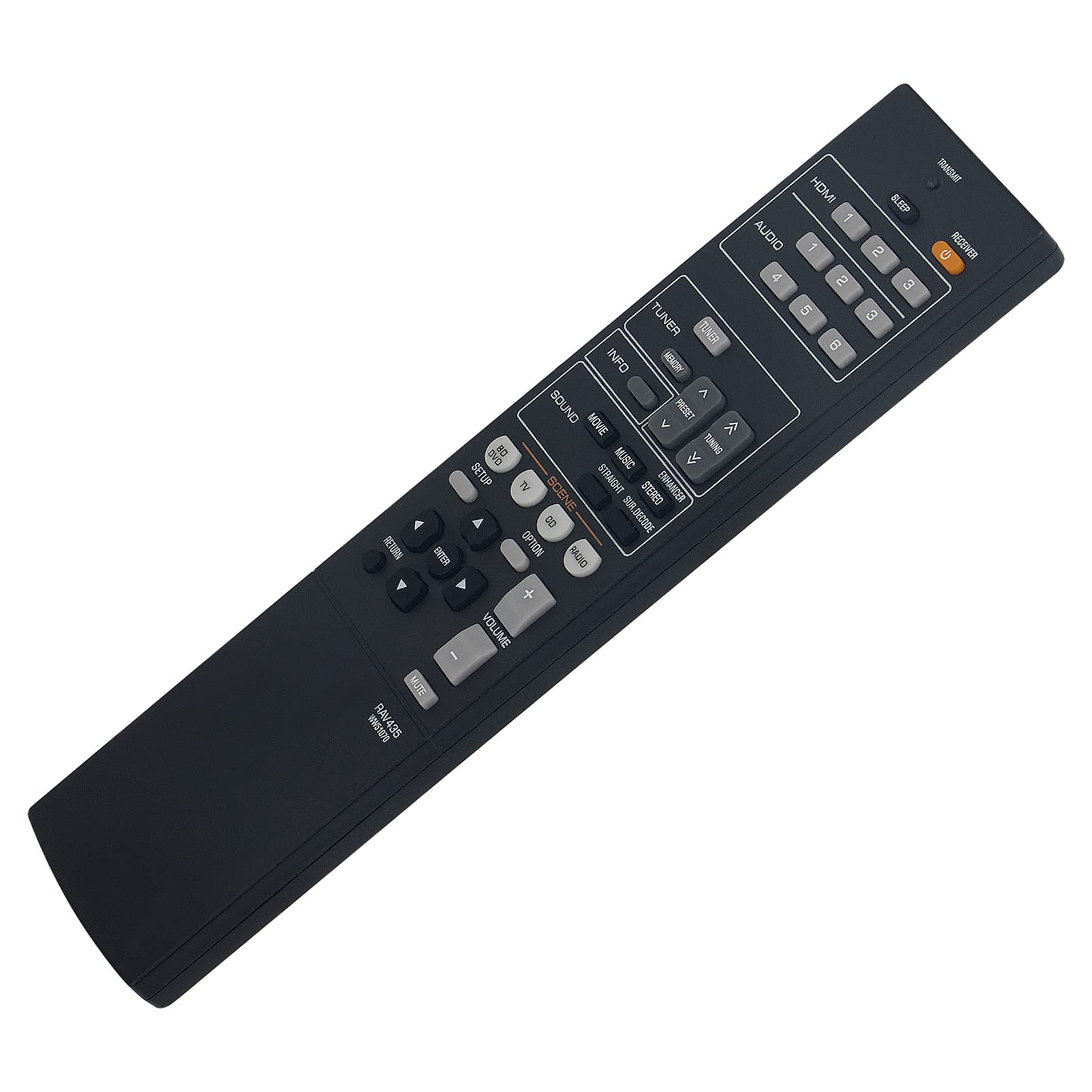 ALLIMITY Telecomando Sostitutivo Per Yamaha Audio System | Modelli RAV435, WW51070, HTR-2064, YHT-196 | Plug And Play