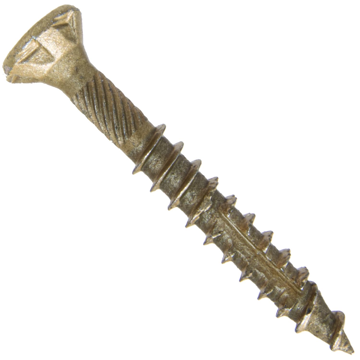 # 9 x 1-1/2" bronce estrella exterior cubierta madera Torx/estrella Drive cabeza (2,3 kg - 700 aprox. tornillo cuenta) - Multiuso exterior revestido Torx/Star Drive madera tornillos