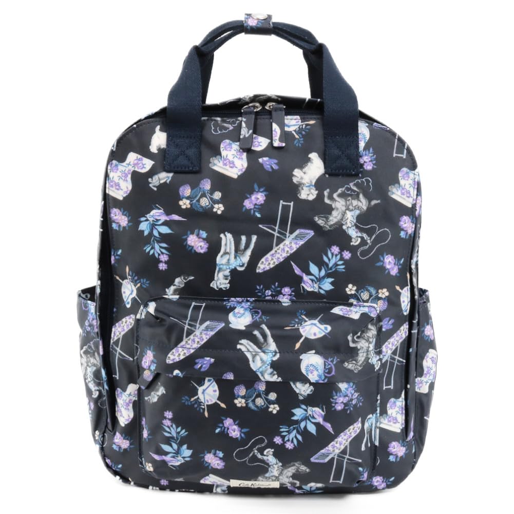 希少・廃盤】Cath Kidston ヴィンテージ調ワッペン リュック キャス 