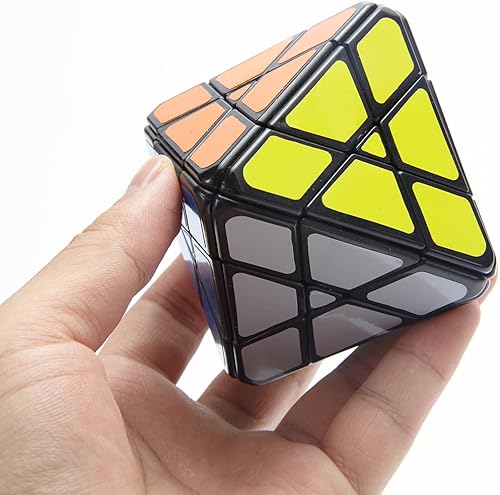Willking Octaédrico 4x4 Speed Cube 4x4x4 Diamante Cubo Mágico Cerebro Teasers Juguete Educativo