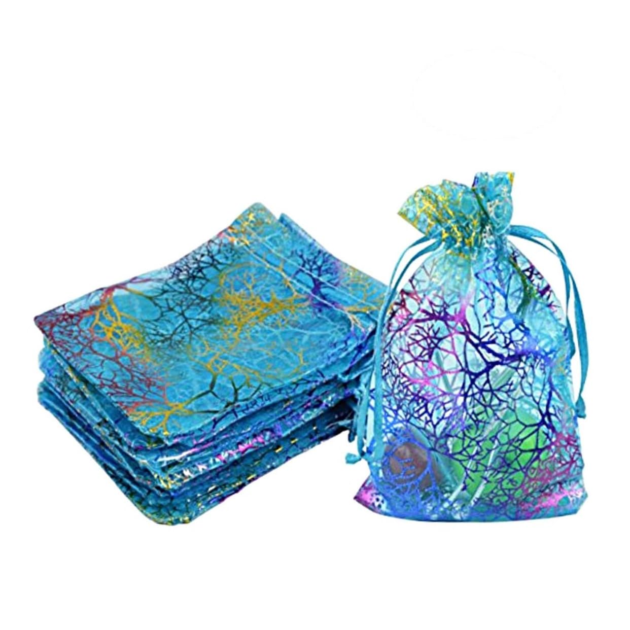 Healeved Lot De 3 Pochettes En Organza Avec Cordon De Serrage Pour Bijoux Dragées De Mariage Bonbons 100 Pièces X 3