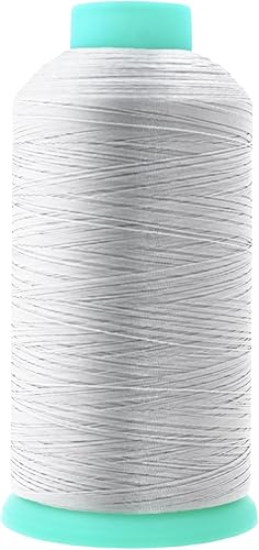 Miniatura 715 de Mandala Crafts Hilos de coser resistentes de nailon consolidado, hilo para tejer jeans de cuero, hilos de tapicería marina al aire libre, Beige