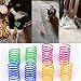 20Pcs Juguete del Gato Primavera,Gatito Mascotas Regalo de Novedad,Muelle Colorido Juguete para...