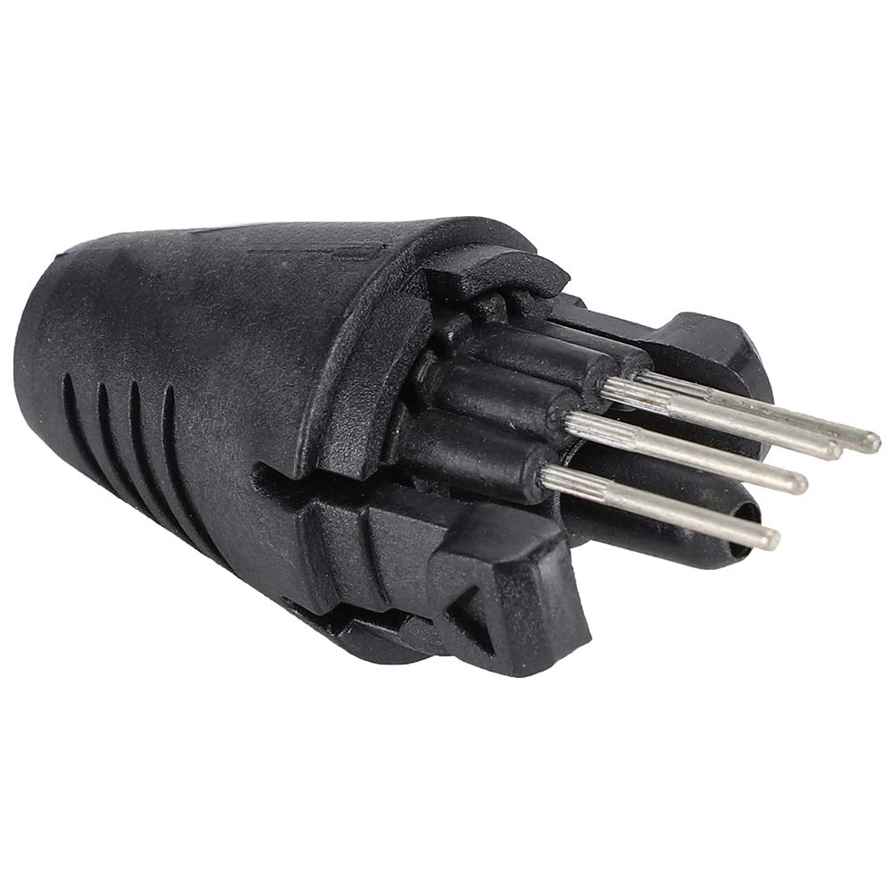 Sxhlseller Accessori per Penna per Stampa 3D Ugello di Inserimento Testina di Stampa Barra di Metallo Nera da 1,75 Mm con Design di Inserimento Integrato, Fibbia e Punta della Penna per la