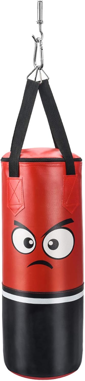 FIGOLO Punching Bag for Kids UNFILLED Set Kick Boxing Heavy Punching Bags MMA Training for Kickboxing, and Muay Thai for Kids