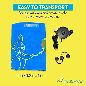 Sensory Chair for Kids - Inflatable Peapod for Children, Includes Electric Air Pump