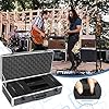 ITHWIU 20 Inch Hard Carrying Case Ideal for Wireless Mic System Storage & Camera Gear Transportation, Aluminum Alloy Sturdy Build, Customizable Pre-Diced Foam, Black #5