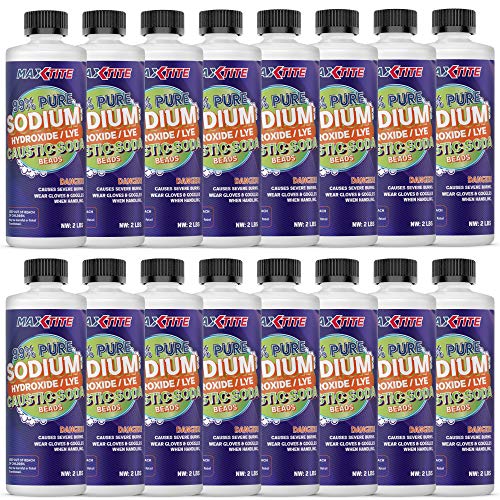 Maxtite Caustic Soda Beads 99% Pure (16) #TOP6