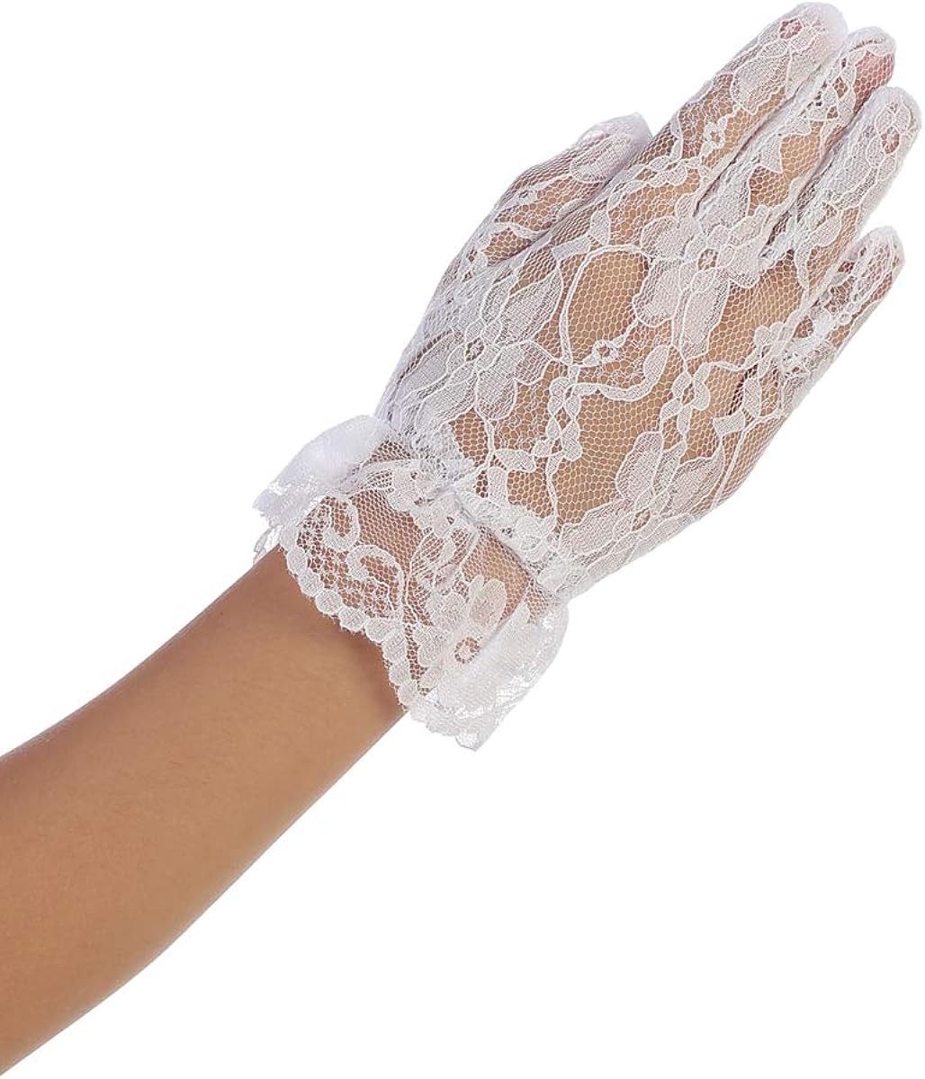 iGirlDress Girls First Communion Flower Girl Special Occasion Gloves : Clothing, Shoes & Jewelry
