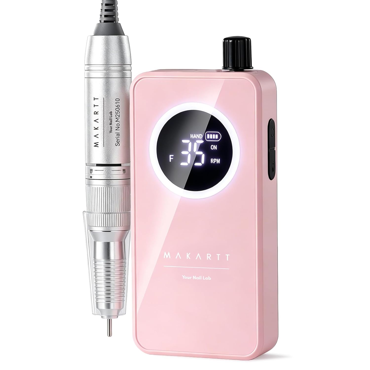 Makartt E1025 Kit de Manicura Eléctrico Inalámbrico para Uñas