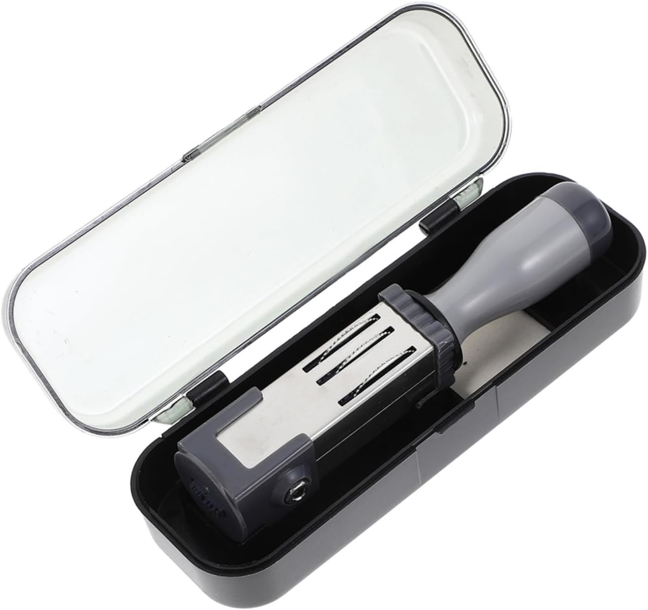 OSALADI Handheld Date Stamper 1.5 Portable Multi-Use Time Stamp Ink for Daily Use for Offices and Shipping