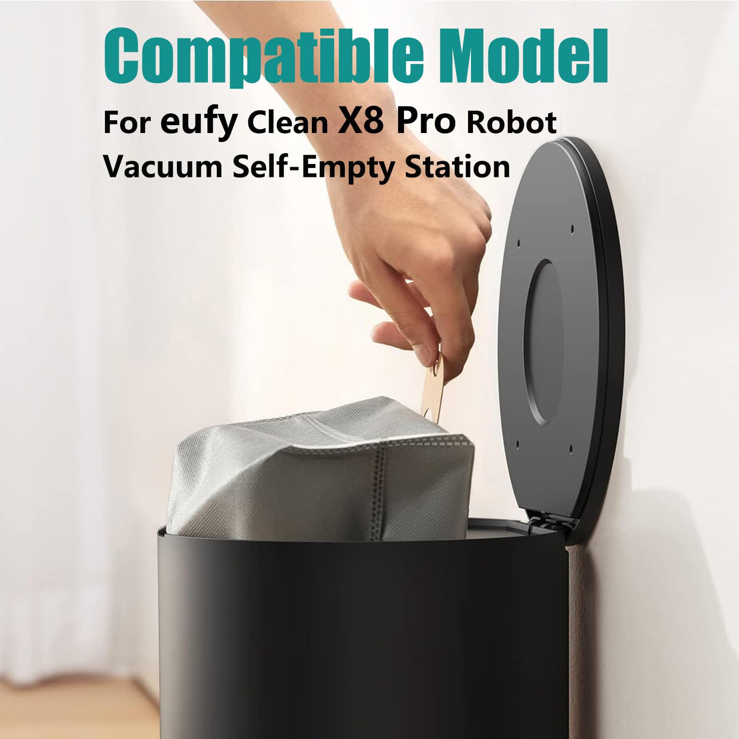 INF Sacchetti per aspirapolvere Dreame L10S Ultra/S10 Pro/Xiaomi Omni Robot Vacuum Mop confezione da