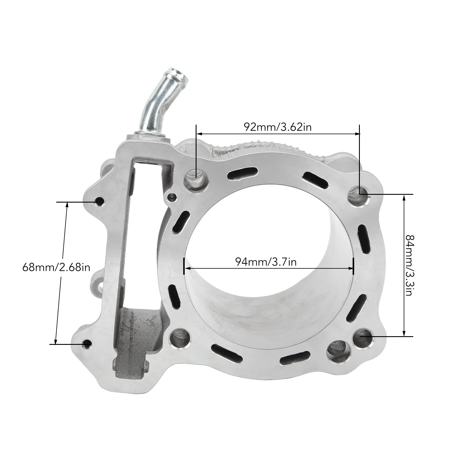 Juego de Juntas de Pistón de Cilindro Aramox para Modelos LTZ 400 2003-2014, Juego de Juntas de Pistón de Culata de 94 Mm, Kit de Reconstrucción de Motor de Motocicleta de Repuesto