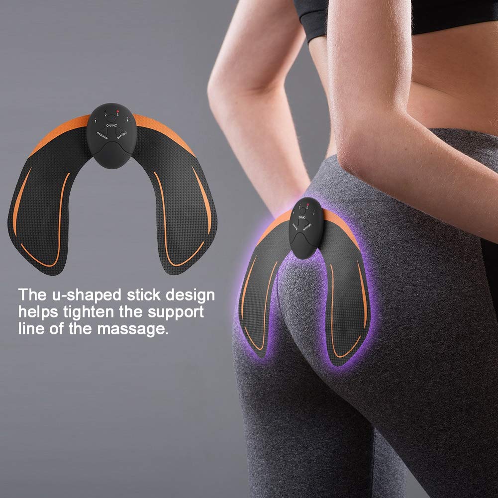 ZJchao Po Trainer, EMS Trainingsgerät für gezielte Stimulation der Po Muskulatur, Hüftmuskelstimulationsmassagegerät, Hilft beim Heben, Formen und Festigen, Körpermassagegerät für Frauen Fitness