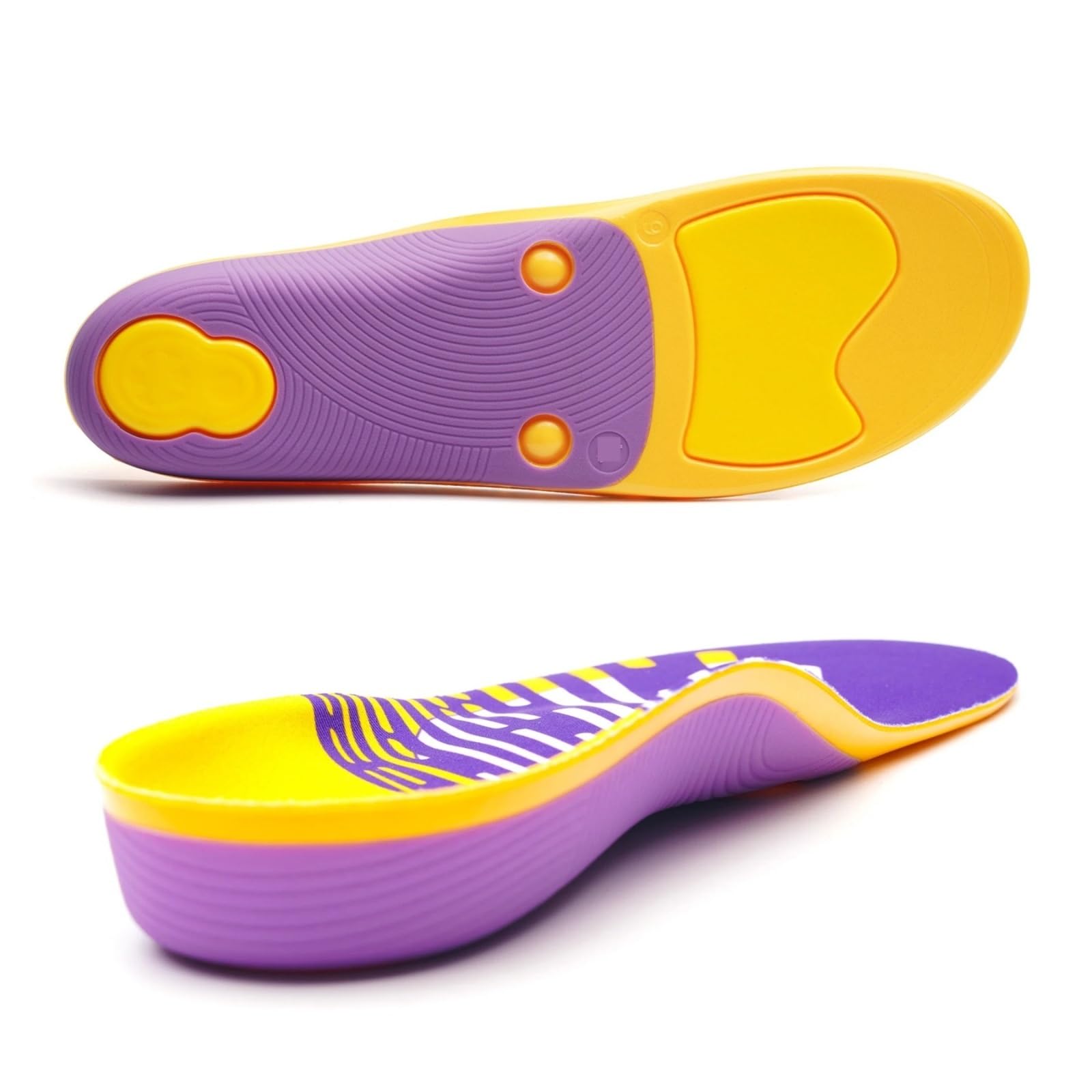 Plantillas De Soporte Plantilla ortopédica de pie plano for aliviar el dolor en talón, soporte for arco, inserto for zapatos for mujeres y hombres, zapatillas, suela botas