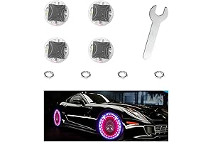 Augeny Solar Tire Light: Illuminate Your Ride with Motion-Activated Style