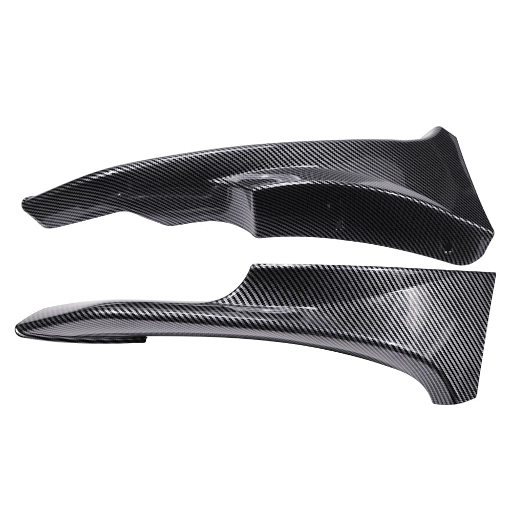 1 Pair Front Bumper Lip Splitter Spoiler For BMW 3 Series E92 E93 M3 M-Tech 2006-2009/2010-2013 Bumper Side Splitter Cover (Carbon Look 2010-2013)