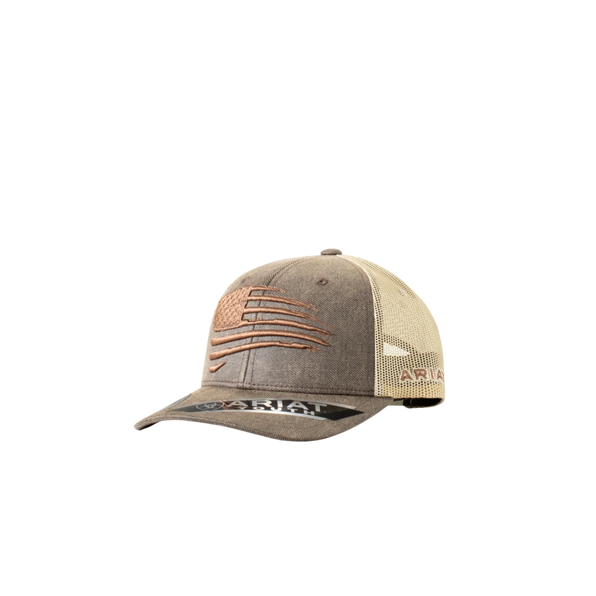 ARIAT Cappellino da donna con cristalli ricamati, marrone, Marrone, Taglia unica