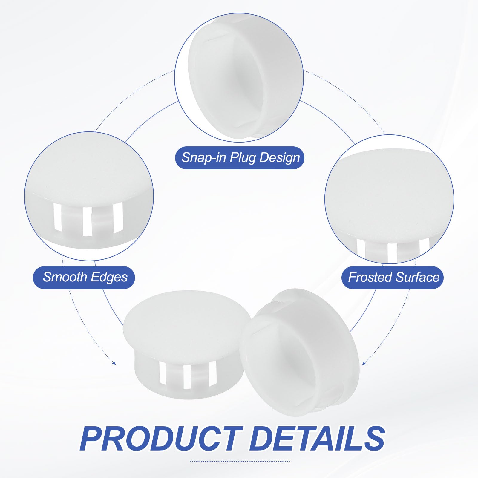 PATIKIL 22mm/7/8" Plastic Hole Plugs - Image 3