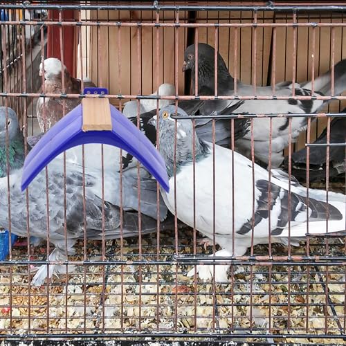 Image of Mipcase Pigeon Rest Frame 12-Pack Solid Wood Plastic Bird Perches Bird Dwelling Stand for Cage Accessories Home Use Pigeon Supplies for Resting and Playing