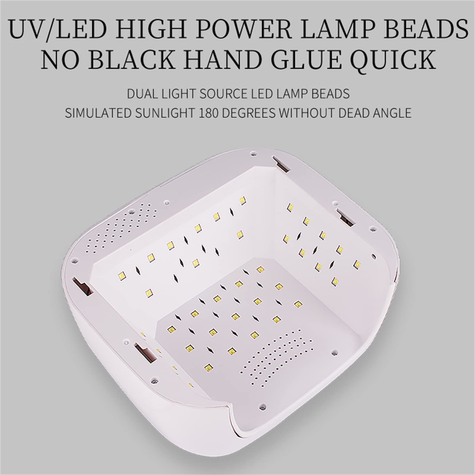 Asciuga unghie Altoparlante Bluetooth Lampada per unghie Gel per asciugatura Asciuga smalto per unghie Lettore musicale Luce per polimerizzazione per unghie Lampada per unghie LED Timer