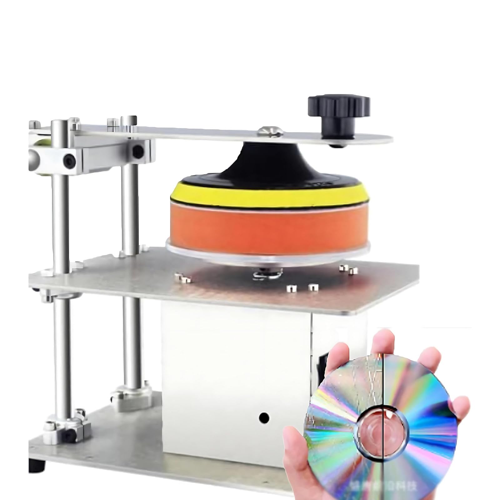 Macchina per la riparazione di dischi - Lucidatrice semiautomatica per la pulizia di CD/DVD e recupero graffi, tasso di riparazione del 99%