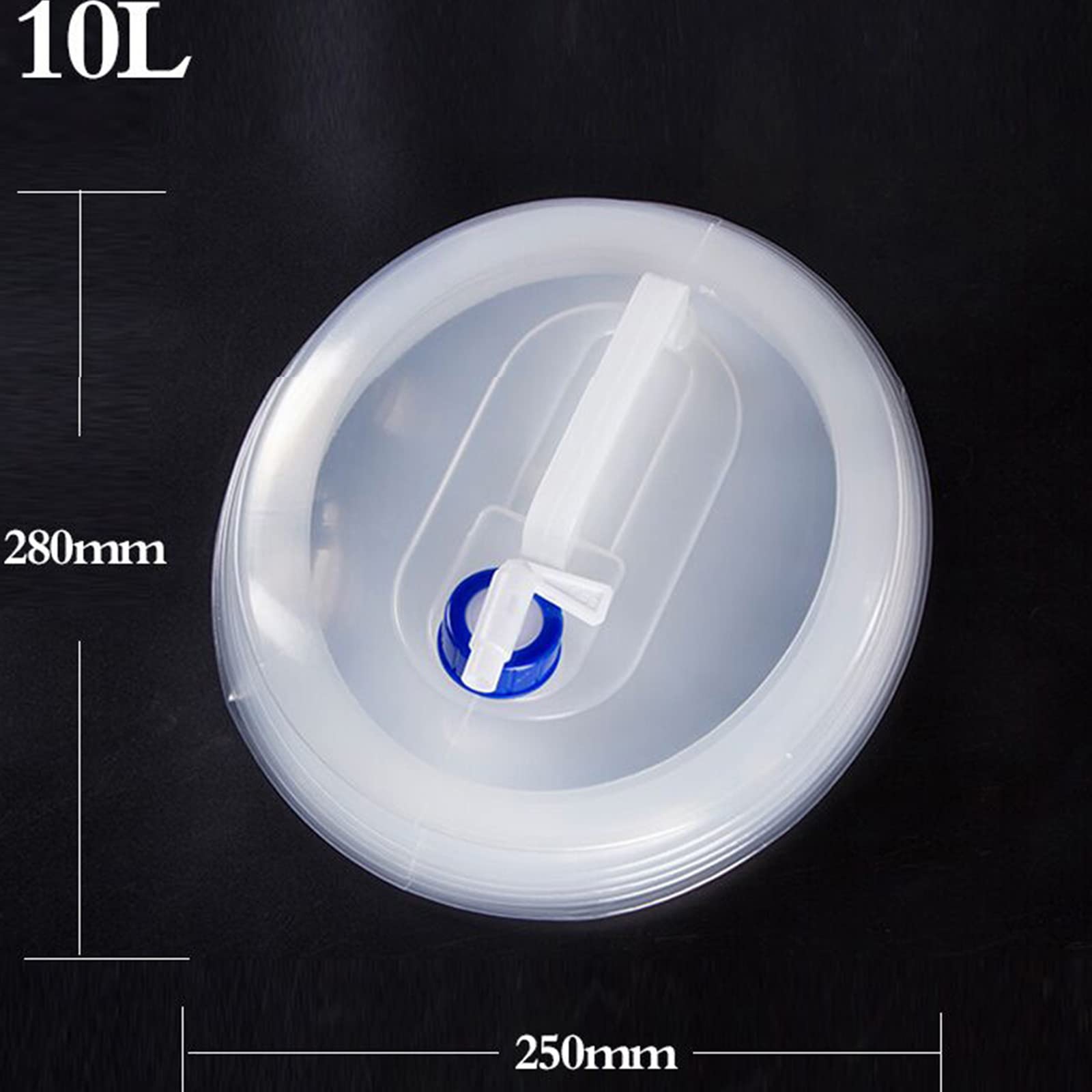Contenedor de agua plegable, 3L/5L/8L/10L/15L, contenedores de agua para camping sin BPA con grifo, transportador de agua para camping, cubo de agua portátil y plegable para uso al aire libre, picnic