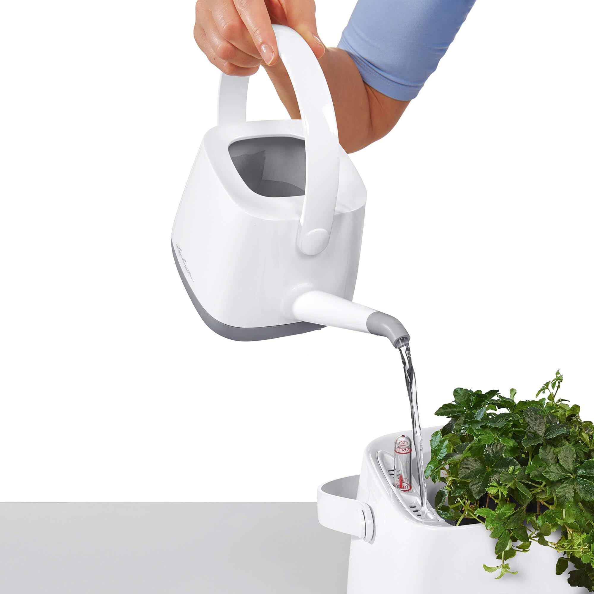 LECHUZA Annaffiatoio LECHUZA YULA 1,7 L bianco tortora