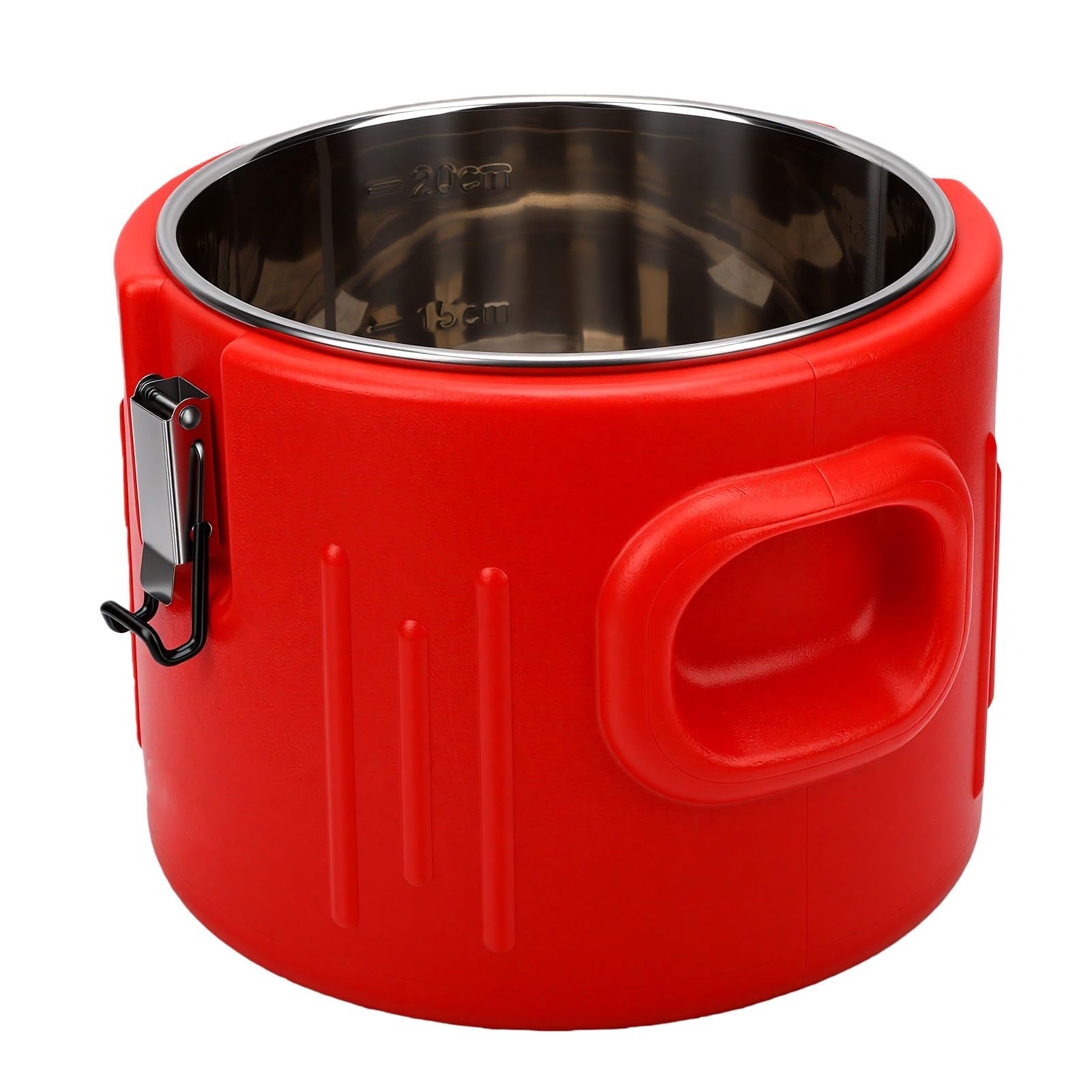 Annadue Seau Isotherme en Acier Inoxydable avec Poignée, 10 L