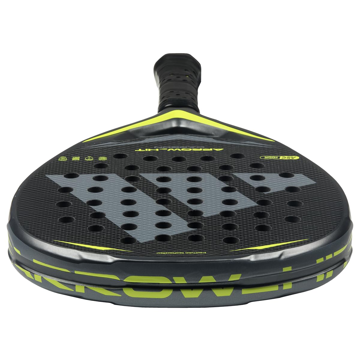 adidas Arrow Hit Carbon - Racchetta da paddle unisex, 368 g, colore: Nero