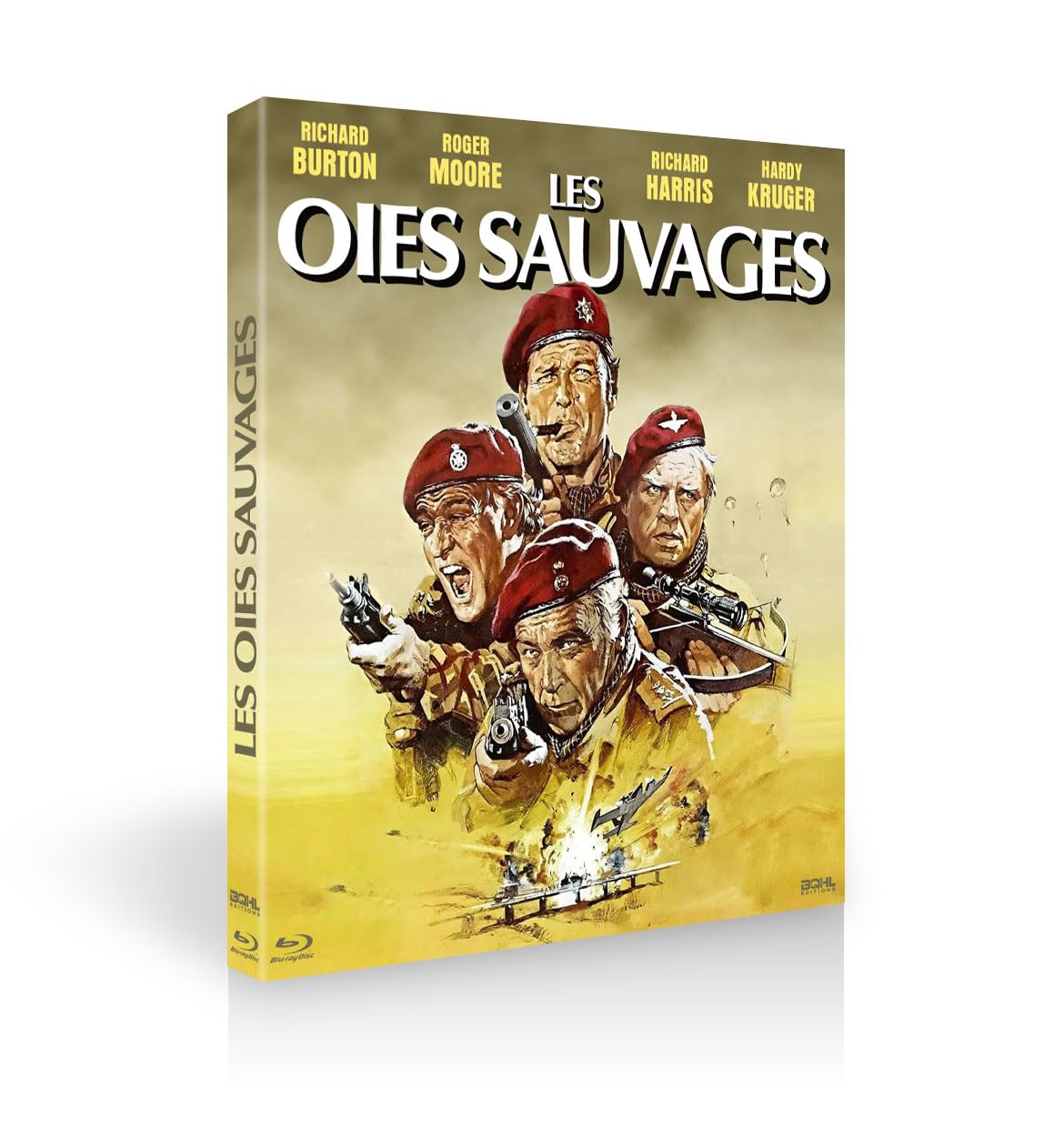 Les Oies sauvages Blu-ray película acción militar importación Francia