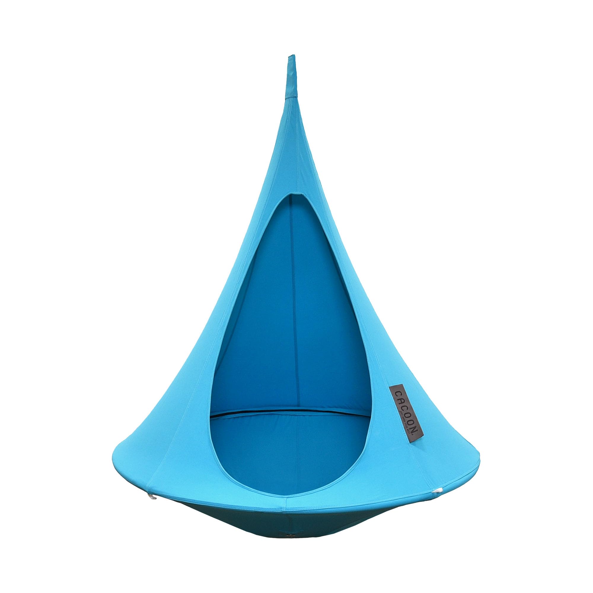 Amazon.com: Cacoon Hanging Chair for Kids - Weight Capacity 220Lbs -  Outdoor and Indoor Use - Hanging Kit Included - Aluminum Ring for  Durability (True Turquoise) : Patio, Lawn & Garden