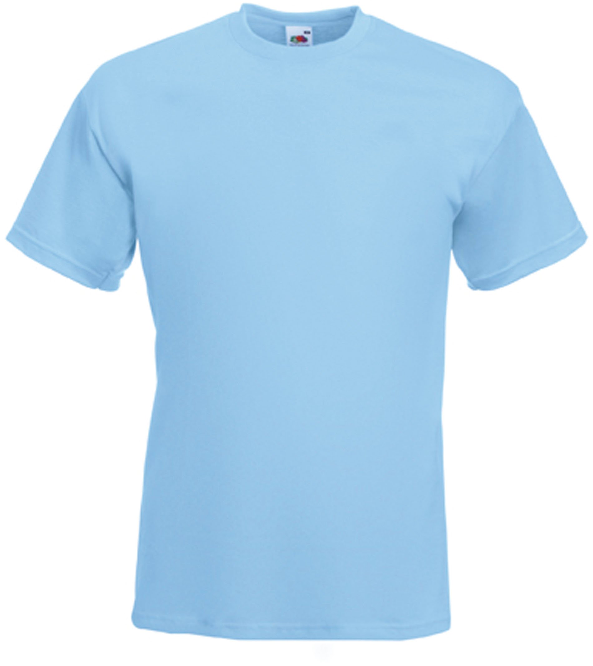 Fruit Of The Loom Men's Sky Super Premium Short Sleeve T-Shirt, Small