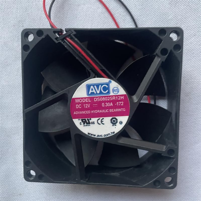 80x80x25mm 80mm 8025 DS08025R12H DC12V 0.3A 2PINS12v axial Fans