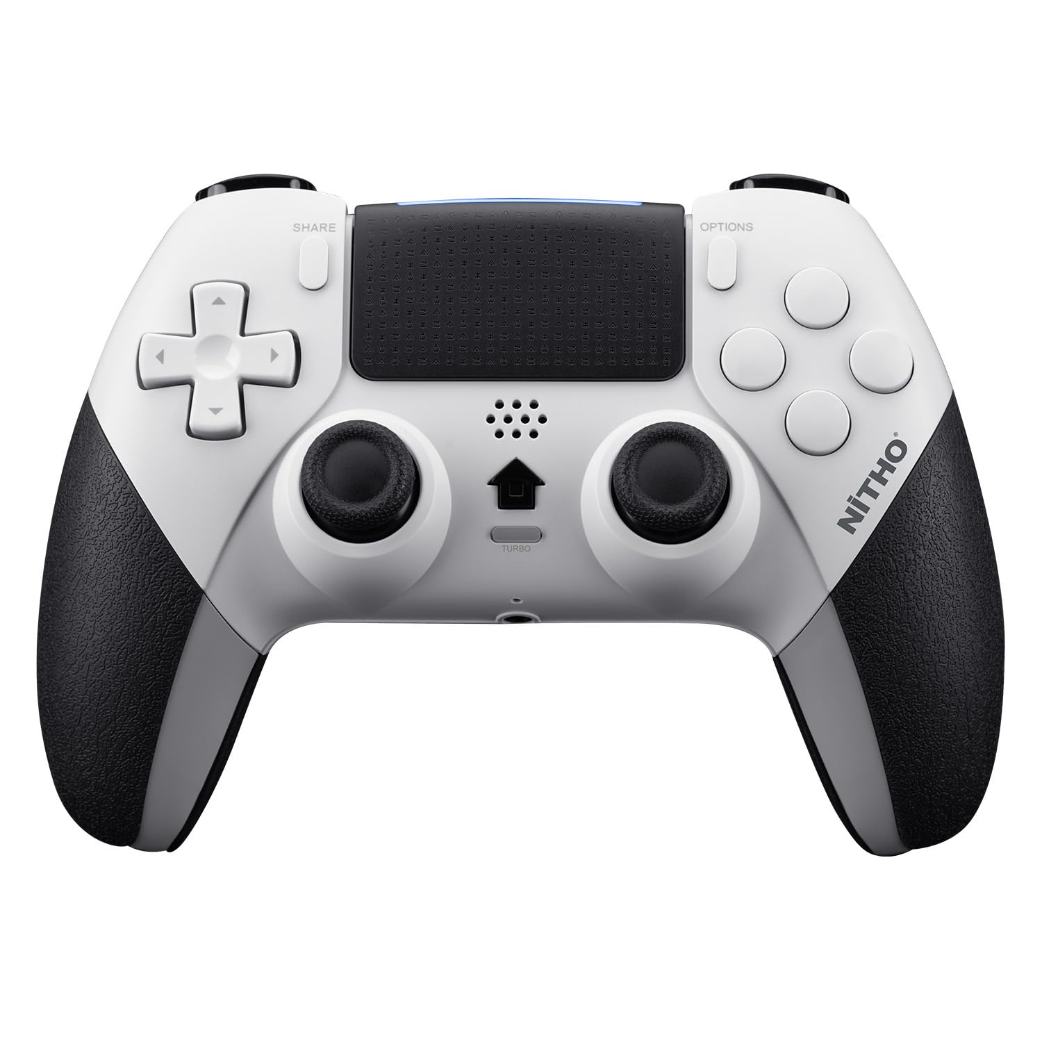 NITHO EVOLUTION Manette Sans Fil Compatible avec PS5 Pro/Slim, PC, iOS et Android, Joysticks à Effet Hall, Double Vibration, Turbo, Macro, Pavé Tactile, Capteur 6 Axes et Prise Jack 3,5 mm