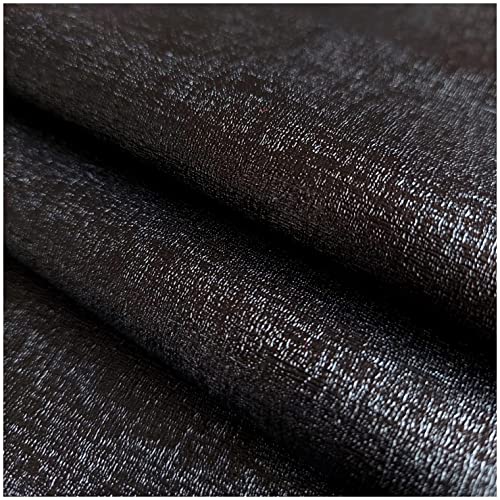 Image of Rexine Fabrics Upholstery Rexine Artificial Leather Sheet For Crafts /Sofas /Chairs /Auto Seat Covers Furnishing (4 Meter, Micra Black, Solid)