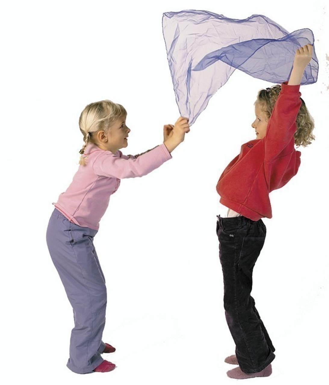 12er Set Jongliertücher von GONGE / Material: Chiffon / Maße: 66 x 66 cm / Farbe: gelb (Keine Anderen Farben im Lieferumfang enthalten!)