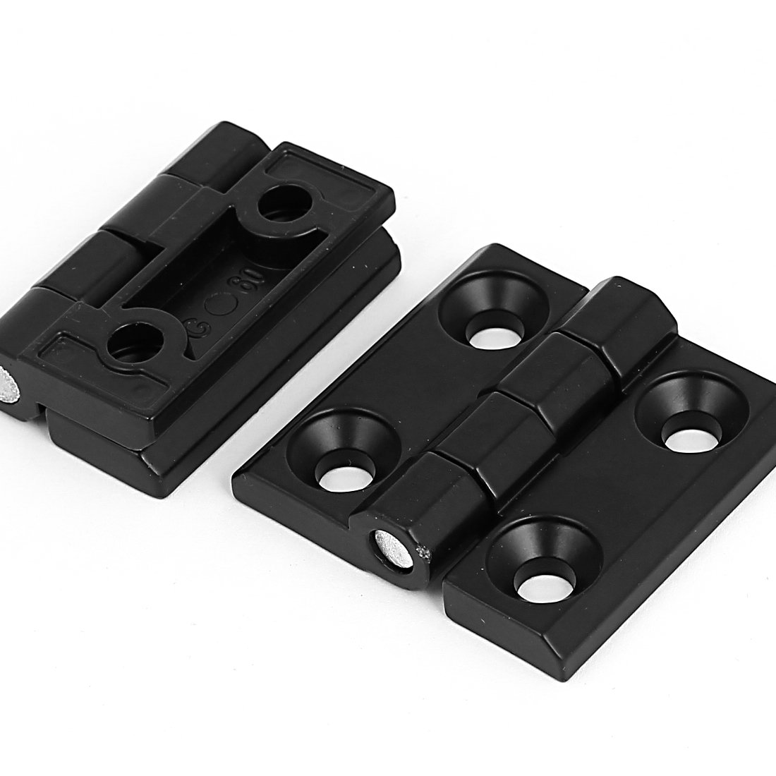 Aexit Cupboard Cabinet Clothes Hangers Closet Foldable Door Butt Hinge Black 60mm x Children's Clothes Hangers 60mm 2pcs