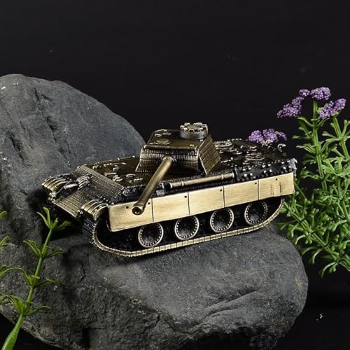 German Panther Tank All-Metal Model Military Model Furniture for Display (Bronze)