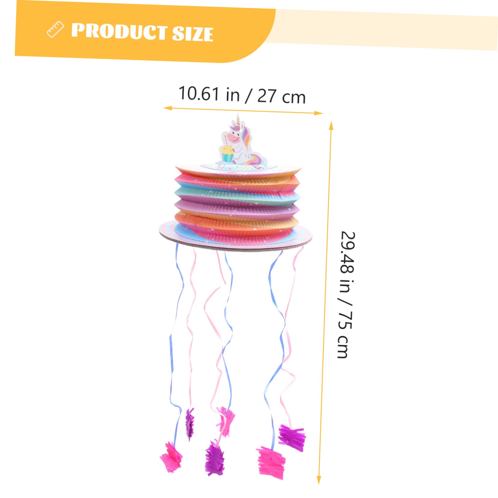 Unicorn Pull String for Birthday Party Creative Decorative Lantern Vibrant Colors for Carnival and School Events Fun Party Game