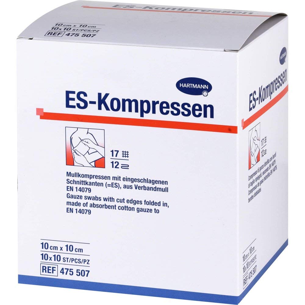 ES di compresse sterili 10 x 10 cm 100 ST Compresse