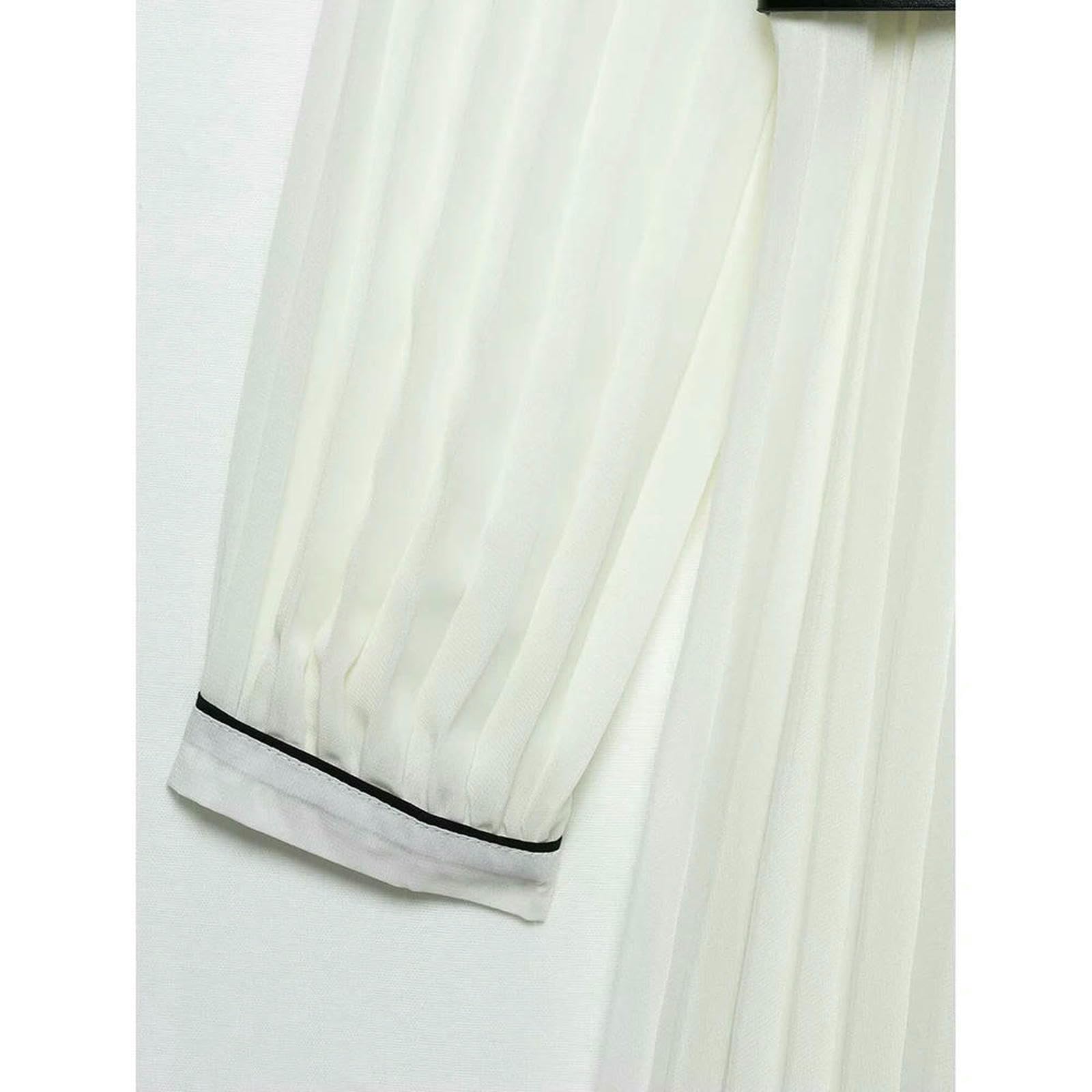 Vestiti a Maniche Lunghe Abito Pieghe con Giro da Donna, Petto Singolo Manica Lunga Corsetta Cintura, Elegante Lungo, Abbigliamento Femminile Elegante, Vestito alla Moda