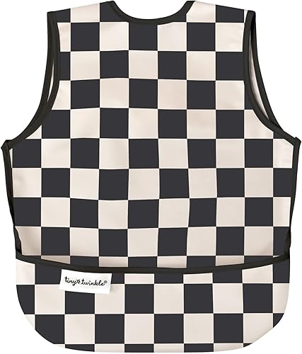 Tiny Twinkle Babero para bebé a prueba de desorden Babero impermeable para niños y bebés Lavable a máquina Libre de PFAS y BPA