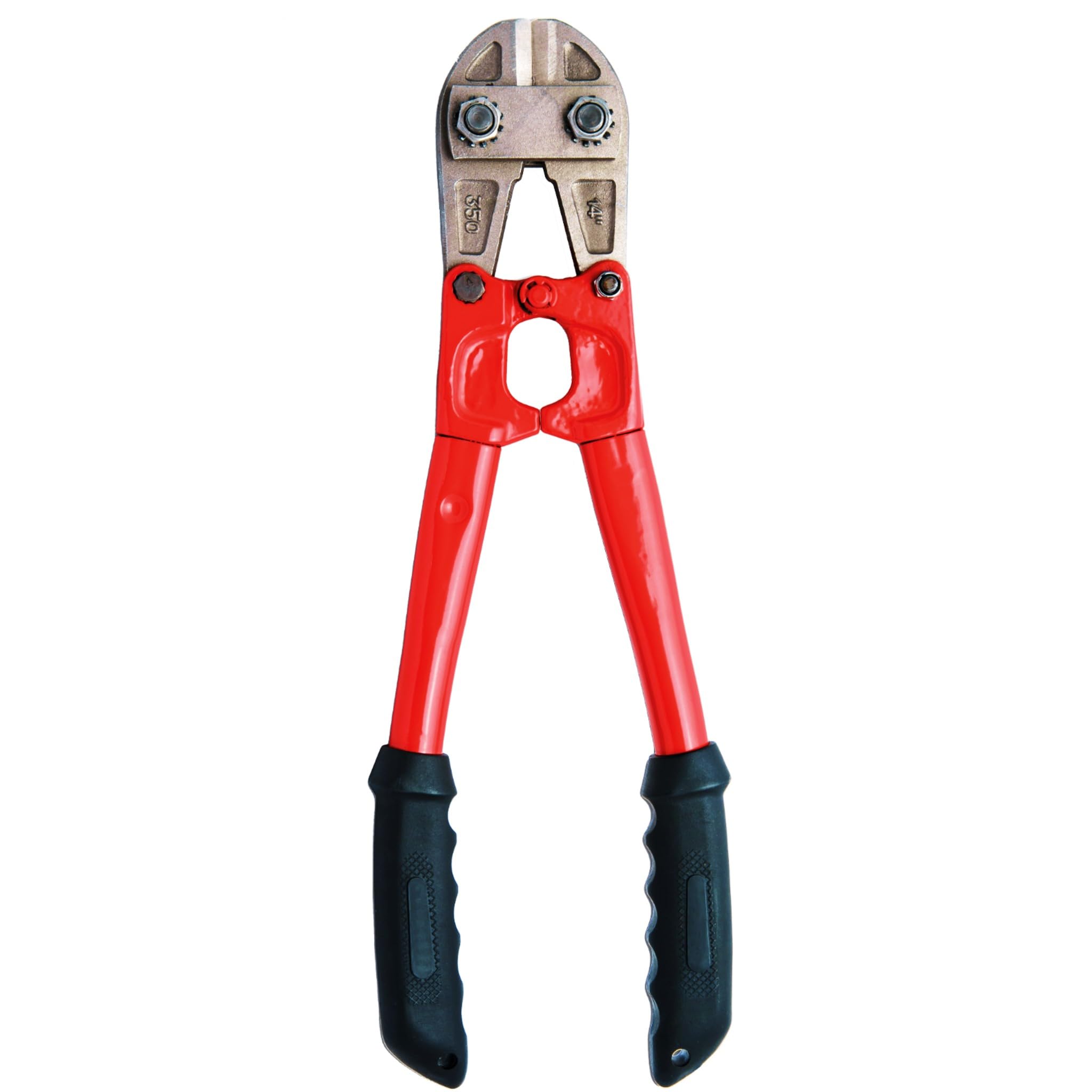 Bricoloco Cizalla cortavarillas para corte de ferralla y varilla de acero con mordazas endurecidas con tratamiento térmico y mango ergonómico (Corte 7 mm - Largo 450 mm)